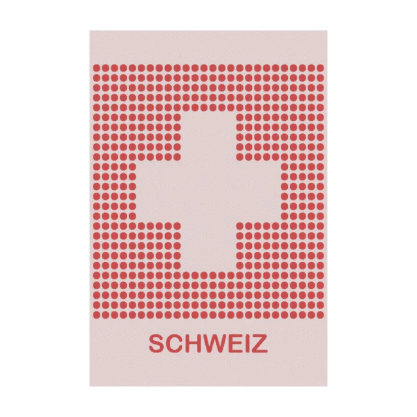 Küchentuch Schweizer Kreuz, Punkte