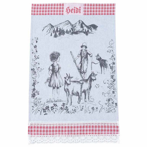 Küchentuch Heidi mit Spitze